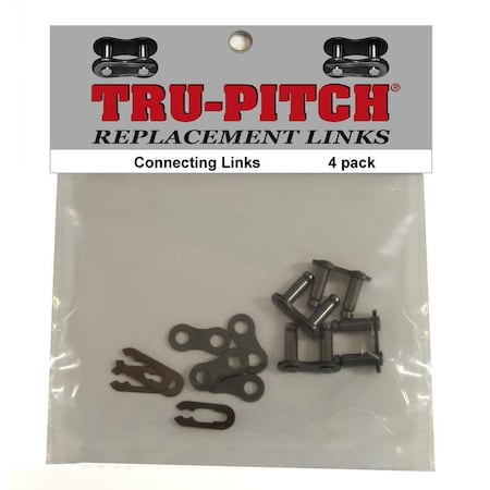 Tru-Pitch CONNECTING LINK #40, 4PK TCL40-4PK