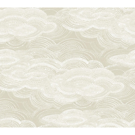 A-Street Prints Vision Pearl Stipple Clouds Wallpaper 4122-72405