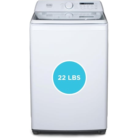 Black&Decker 4.1 Cu. Ft. Top Loading Washer with Agitator BTLW41MW