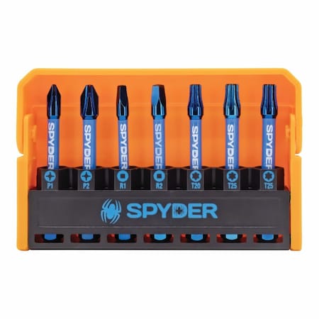 Spyder 7-Piece 1/4-in x 2-in Impact Bit Set 19028