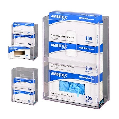 Poltex Glove Box Holder, Clear, 10 1/4 in L VMGB3-M