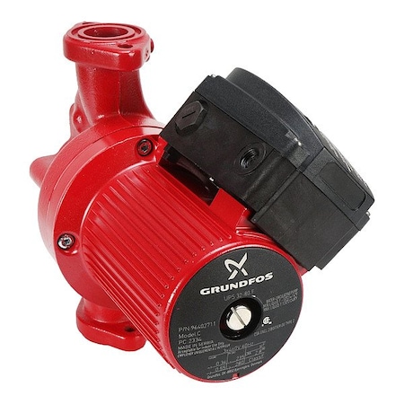 Grundfos Circulating Pump, Flange, 3/8hp, 460VAC 96402711