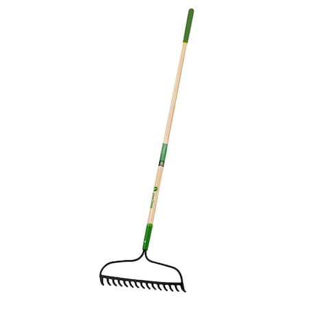 John Deere 66 in. 15 Tine Steel Bow Rake Wood Handle R-15AMX-JD