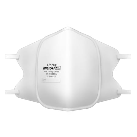 Magid N95 Respirators, Flat Fold, 10PK 20180009-N95