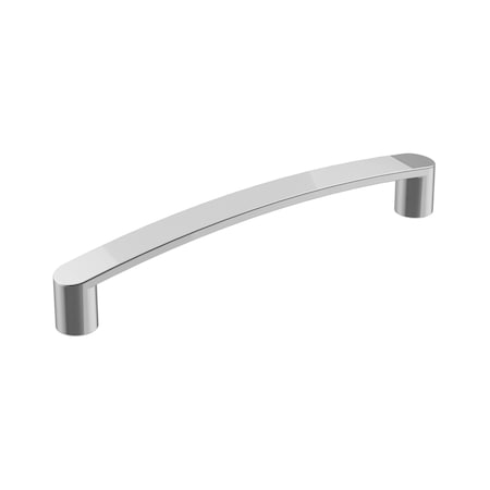 Amerock Rift 5-1/16 in 128 mm Center-to-Center Polished Chrome Cabinet Pull BP3690026