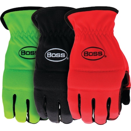 Boss Mens XL Spandex Work Glove B52021-XL3P
