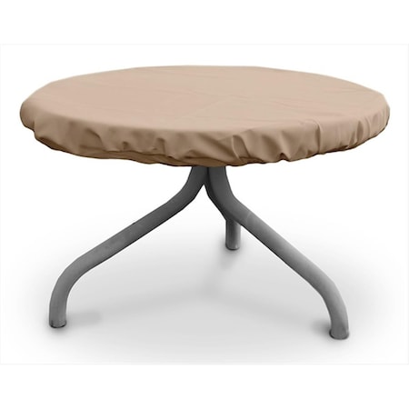 Koverroos Weathermax 26 in. Round Table Top Cover- Toast - 30 Dia in. 41542