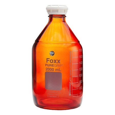Foxx Life Sciences Glass Lab Media Btl, Boro Gls, 298mm H, PK2 1519031-FLS