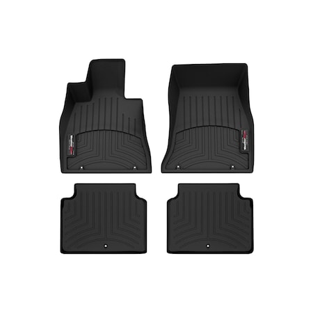 Weathertech Black, Front and Rear Floorliners 441659-1-2