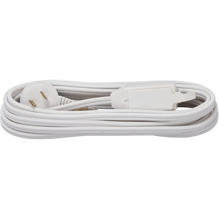 Do It Best 13 Ft. 16/2 Flat Plug White Extension Cord INF-PR2162-13-WH