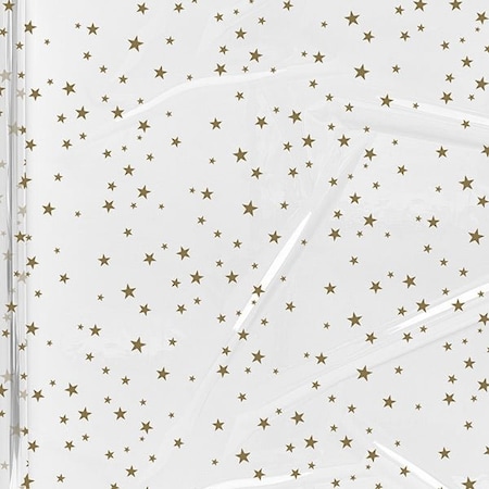 Nashville Wraps Gold Stars Cello Roll, 40x100 CR40GSR