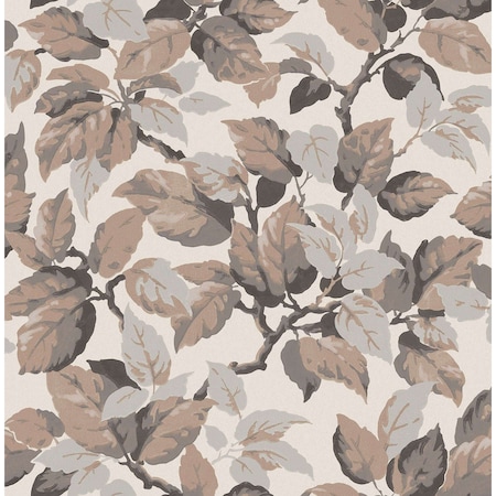Advantage Canopy Beige Leaf Wallpaper 4164-M1806