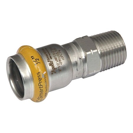 Apollo Strt, SS, Press-fit11/2in, MNPT3/4in 123456827