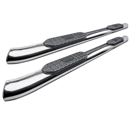 Perfectpitch 2154120 5 in. Pro Traxx Cab Length Polished Oval Tube Step Bars for 2019 Chevy Silverado 1500 PE3567856