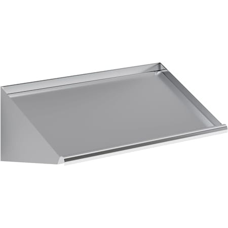 Amgood 42 in. Stainless Steel Wall Mounted Slanted Rack Shelf WS-SGR-42-Z