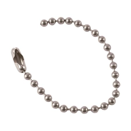 Brady Beaded Chain 4-1/2'', 100PK 23307