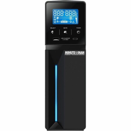Minuteman UPS AVR 850VA 4-Bat/4-Surge USB ETR850LG
