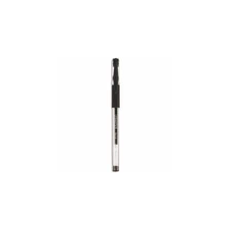 Universal Comfort Grip Stick Gel Pen, Med 0.7mm, Black Ink, Clear Barrel, 60PK UNV39513