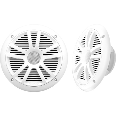 Boss Audio MR6W Marine 6.5" Dual Cone 180-watt Full Range Speakers - Sold in Pairs MR6W