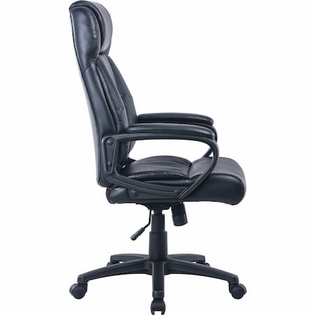 Lorell Executive Office Chair, Black, Leather LLR41844