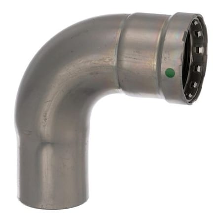 Viega MegaPress 90 street elbow P 2 FTG IPS 2 carbon steel zinc-nickel coating 26075