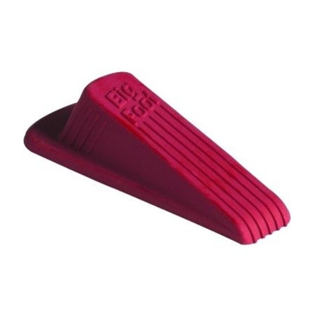 Big Foot Door Wedge, Vulcanized Rubber, Red, 1-1/4"H x 2"W 910