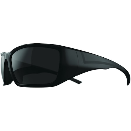 I-Form Lava Black Frame Safety Glasses with Smoke Lenses IF110-01