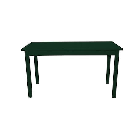 Homeroots 60" Dark Green Solid Wood Dining Table 548919