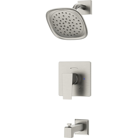 Symmons Verity Single Handle Wall Mounted Tub and Shower Trim Kit (Valve Not Included) 2.0 GPM 4992STNTRM