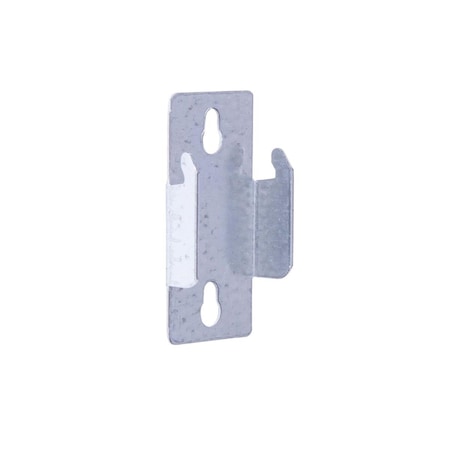 Homecare Products Silver Lockseam Double Curtain Rod Bracket HO2087639