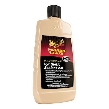Meguiars Mirror Glaze Synthetic Sealant, 16 oz Bottle, Gloss, Creamy Purple, Liquid M2116