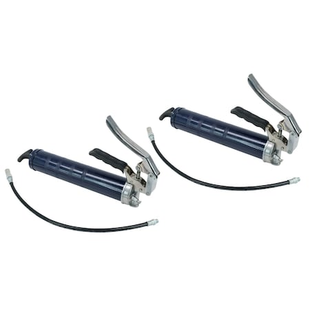 Mytee Products (2 Pack) Pistol Grip Grease Gun, 5000 PSI, 18in Hose, Capacity, 16oz Bulk/ 14o..., 2PK GG-5000x2