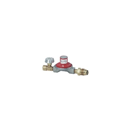 Bk Products High Pressure Regulator 1/4in D X 1/4in D Brass/Plastic Gold 112-551