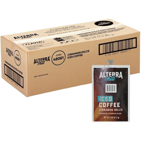 Flavia Coffee Flavia Pouches, Iced Cinnamon Dolce, Pouch, 0.25 oz, 90 PK 48061
