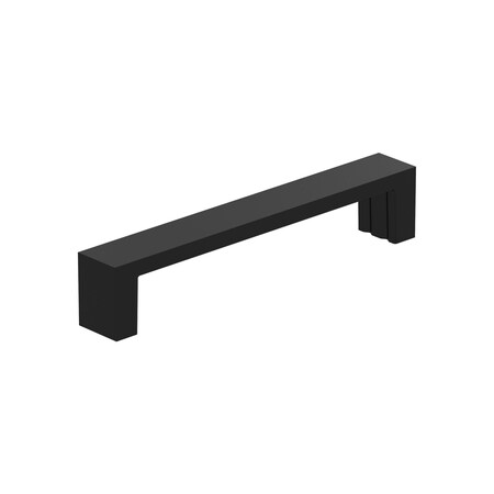 Amerock Augment 5-1/16 inch (128mm) Center-to-Center Matte Black Cabinet Pull, 25PK 25VMP37152MB