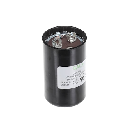 Heatcraft Capacitor, Start, 330 Volt, 50/60HZ, 88-108uF, Round 7076956