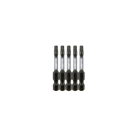 Master Mechanic Impact Power Bit, Torx T25, 2-In, 5PK 255390