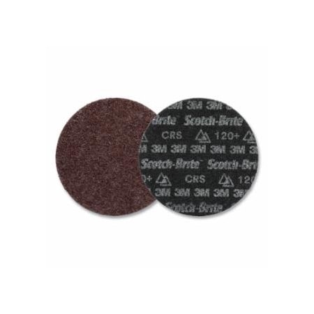 Scotch-Brite Precision Surface Conditioning Disc, Heavy Duty, 4-1/2in dia, NH, Coarse, 120 Grit, 13300 RPM, 50PK 405-068060-67211