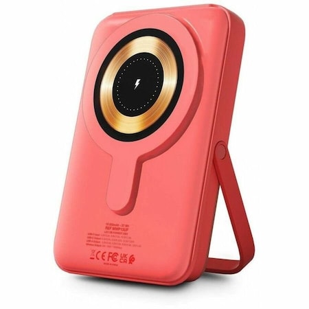 Urban Factory MAGNEE POWER: WIRELESS MAGNETIC UNIVERSAL POWERBANK 10.000MAH - SUGAR CORAL MWP13UF