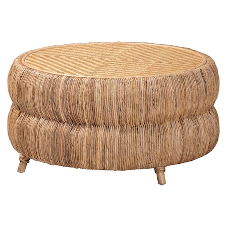 Bali & Pari Roma Seagrass and Rattan Coffee Table 265-14514-ZORO