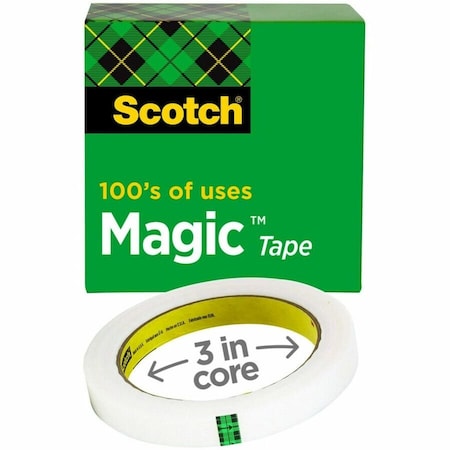 3M Tape, Trans, Magic, 1"-3" Cor 81012592