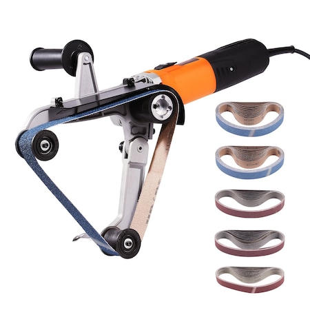 Vevor Pipe Tube Polisher Sander 1000W 6 Variable Speeds with 50PCS Sanding Belts S1P-HJ2501-H