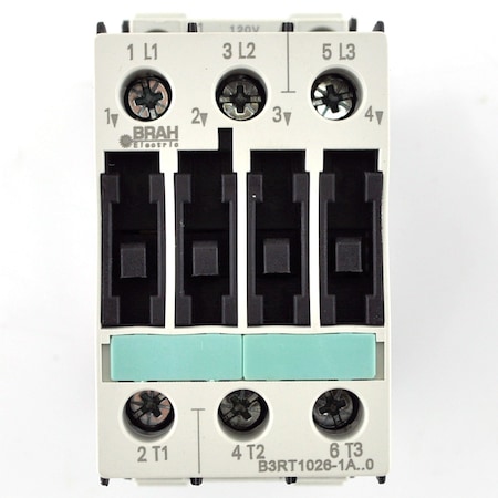 Brah Electric , Replacement 25A 600V 3P with 24VAC Closing Coil for Sirius Contactor 3RT1026-1AB01 B3RT1026-1AB01