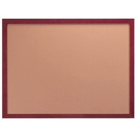 Aarco Architectural High Performance Cherry Wood Grained Look Al Trim Bulletin Board, 36H''x48''W DBW3648