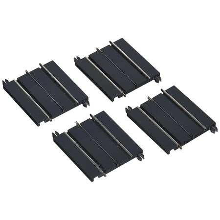 S & P Whistle Stop O Scale EZ Street 2.5 in. Straight to Straight, 4PK BAC00263