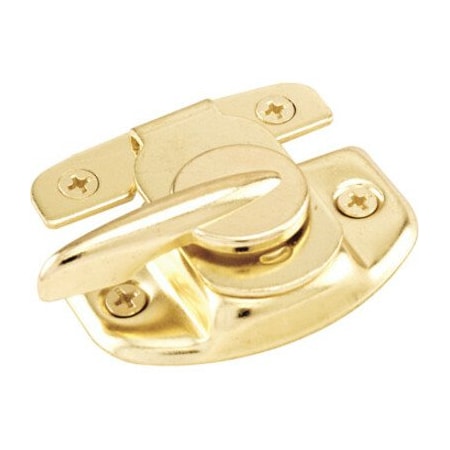 Prime-Line Sash Lock, 1-3/4 and 1-1/2in Hole Centers, Fits Single/Double Hung Wood Windows F 2527