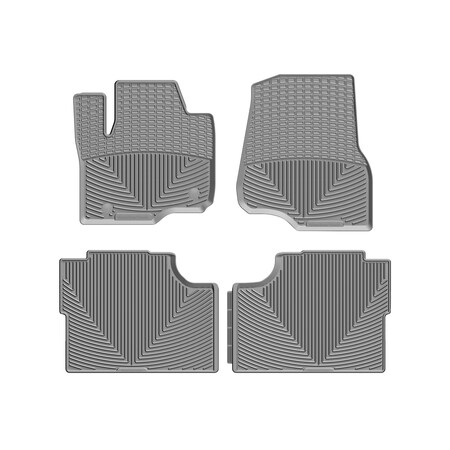 Weathertech Grey, Front and Rear All Weather Floor Mats W408GR-W409GR
