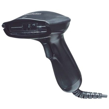 Manhattan LONG RANGE CCD HANDHELD BARCODE SCANNER, 50CM SCAN DEPTH, 500 SCANS/SE 460835