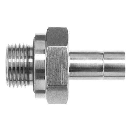Brennan Industries Strt, SS, Tube Stub 1/2 in, ORB 3/4 in NS2429-08-08-SS
