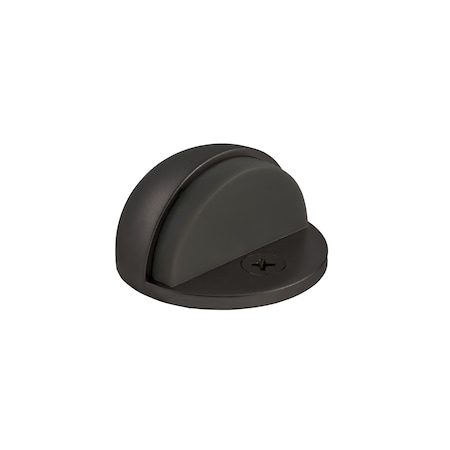 Geo 1-3/4" x 1/8" Low Profile Dome Stop Matte Black Finish GBH-DSDSL-MB